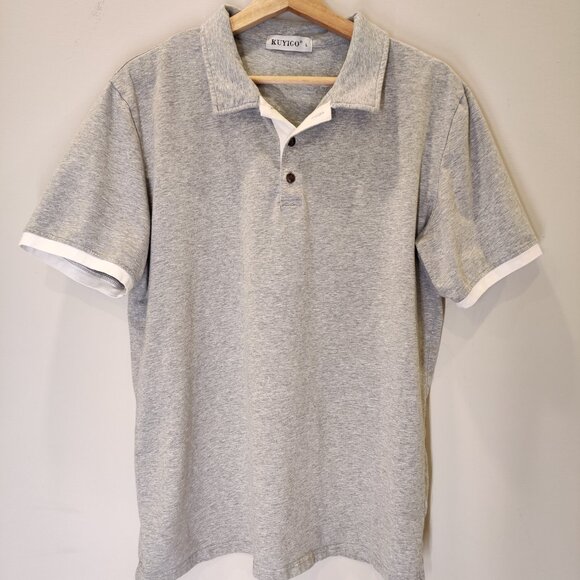 4 Pack Mens Classic Dry Fit Short Sleeve Polo Shirts Casual Basic | Cotton - Picture 8 of 9